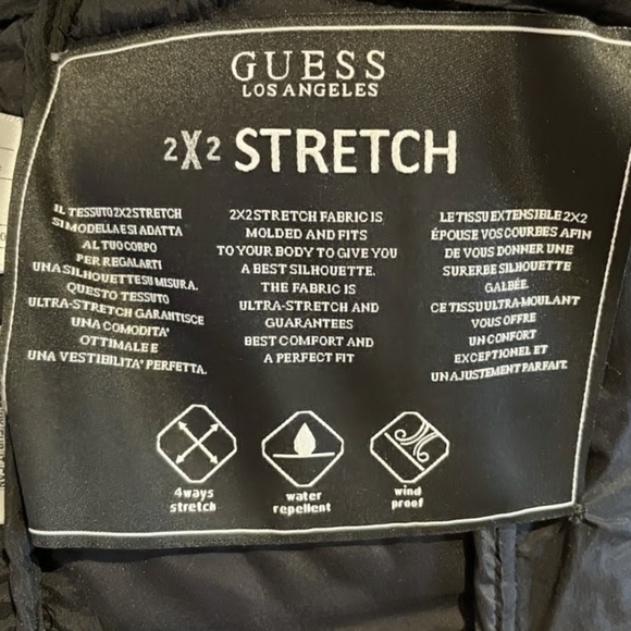 Guess Black Puffer Jacket - Picture 2 of 8